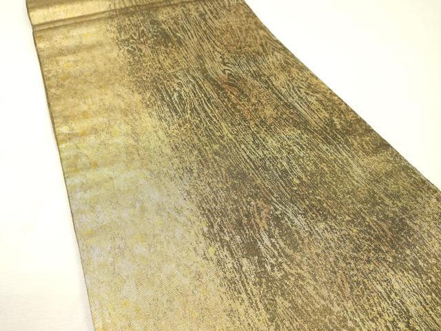 平和屋着物▼六通柄袋帯　織粋　霞文　金糸　引箔　正絹　逸品　DABJ7120fe