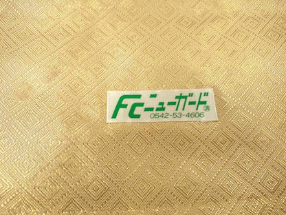 平和屋着物▼佐賀錦　六通柄袋帯　琳派短冊集　金銀糸　正絹　逸品　DABJ7249fe