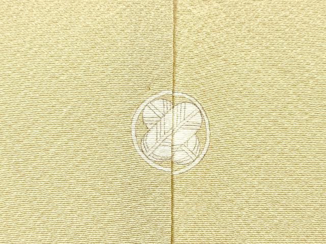 平和屋着物▼上質な色無地　砂色　正絹　逸品　DABJ7331fe