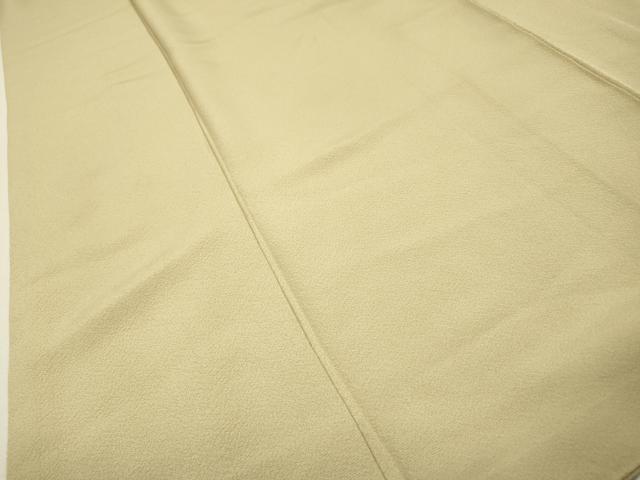 平和屋着物▼上質な色無地　砂色　正絹　逸品　DABJ7331fe