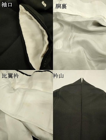 平和屋着物●豪華黒留袖　平安風景　友記本金箔　正絹　逸品　DABJ7468fe
