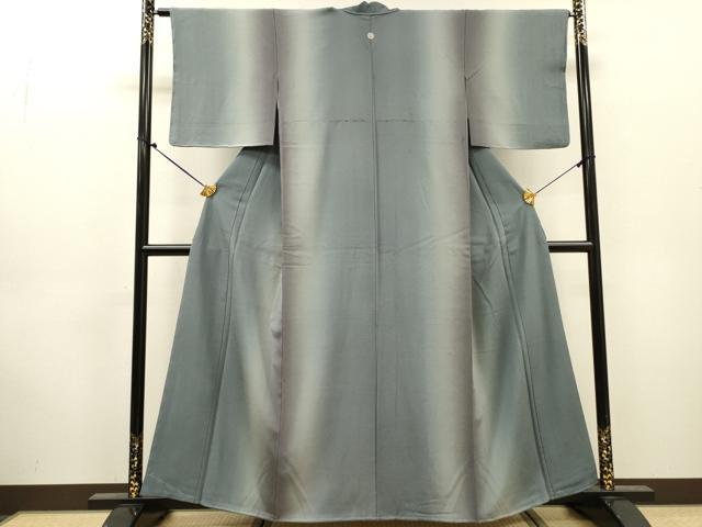 平和屋着物▼上質な小紋　霞文　暈し染　正絹　逸品　未使用　DABJ7470fe