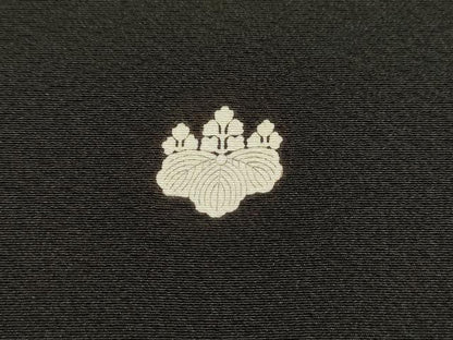 平和屋着物●京友禅作家　元橋宏太郎　黒留袖　風景花松文　金彩　正絹　逸品　DABJ7473fe
