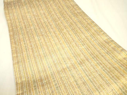 平和屋本店▼両面　六通柄袋帯　鳳凰桐花文　本金箔　正絹　逸品　DABJ7500fe
