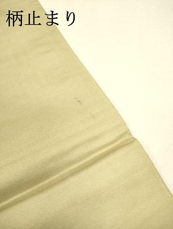 平和屋本店▼六通柄袋帯　唐織　飛鶴御所車花文　本金箔　正絹　逸品　DABJ7548fe