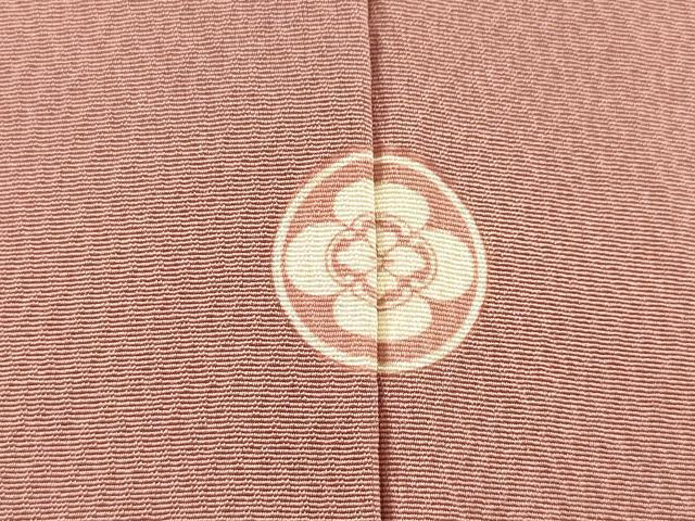 平和屋着物▼中国三大刺繍　スワトウ刺繍　汕頭刺繍　総刺繍　色留袖　正倉院花文　退紅色　正絹　逸品　DABJ7761fe