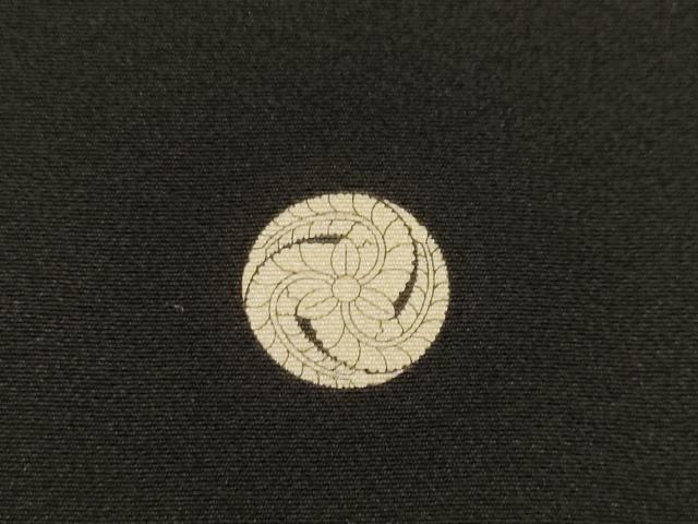 平和屋着物▼豪華黒留袖　駒刺繍　総刺繍　松　金糸　正絹　逸品　DABJ7780fe
