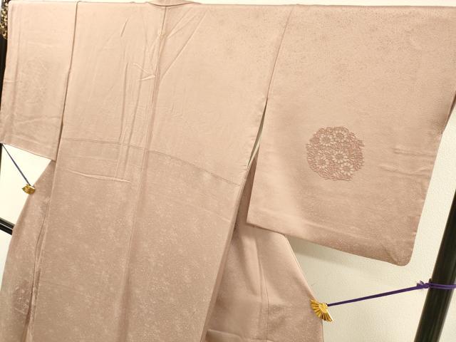 平和屋着物▼中国三大刺繍　相良刺繍　総刺繍　訪問着　花鳥丸文　正絹　逸品　DABJ7802fe
