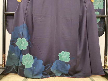 平和屋着物●豪華振袖　草花　銀彩　正絹　逸品　DABJ7815fe