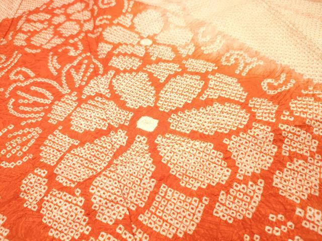平和屋着物●豪華振袖　総絞り　草花　正絹　逸品　DABJ7816fe