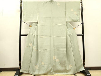 平和屋着物●訪問着　源氏香花文　鈴乃屋扱い　正絹　逸品　未使用　DABJ7844fe