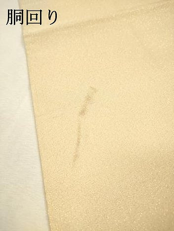平和屋着物▼太鼓柄袋帯　螺鈿　辻が花　金銀彩　正絹　逸品　DABJ7933fe
