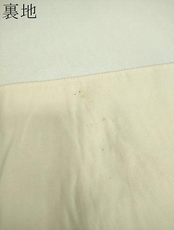 平和屋着物▼六通柄袋帯　能衣　全通箔　金銀糸　正絹　逸品　DABJ8055ps