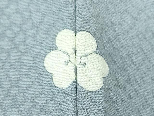 平和屋着物●上質な色無地　霞地紋　秘色色　正絹　逸品　未使用　DABJ8240ps