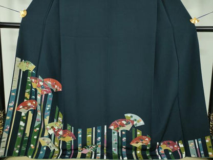 平和屋着物●訪問着　地紙花文　正絹　逸品　DABJ8245ps