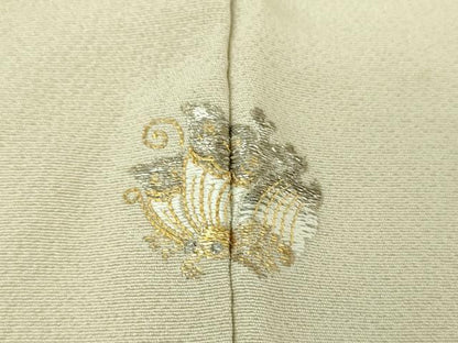 平和屋着物●豪華色留袖　総刺繍　牡丹文　金銀糸　正絹　逸品　DABJ8250ps