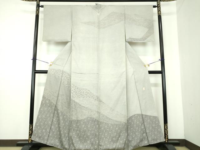 平和屋着物●二代目　川村久太郎　訪問着　切嵌吉祥花文　正絹　逸品　DABJ8257ps