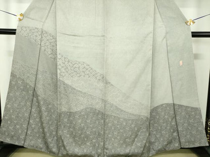 平和屋着物●二代目　川村久太郎　訪問着　切嵌吉祥花文　正絹　逸品　DABJ8257ps