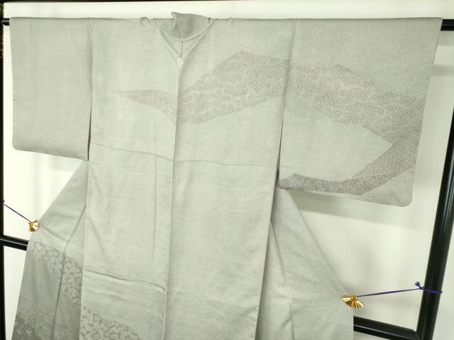 平和屋着物●二代目　川村久太郎　訪問着　切嵌吉祥花文　正絹　逸品　DABJ8257ps