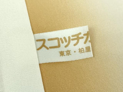 平和屋着物●訪問着　螺鈿　流水枝花文　金銀彩　正絹　逸品　DABJ8260ps