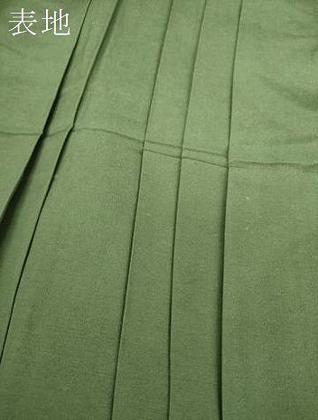 平和屋着物●男性　行灯袴　麹塵色　正絹　逸品　DABJ8268ps