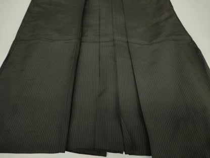 平和屋着物●男性　行灯袴　縞　正絹　逸品　DABJ8269ps