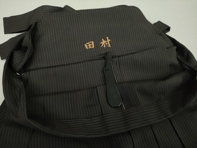 平和屋着物●男性　行灯袴　縞　正絹　逸品　DABJ8269ps