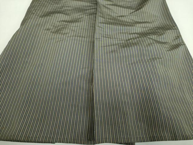 平和屋着物●男性　行灯袴　縞　正絹　逸品　DABJ8270ps