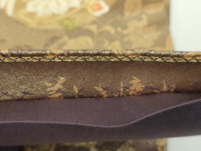 平和屋着物▼六通柄袋帯　美しき憧れ　金糸　正絹　逸品　DABJ8291ps