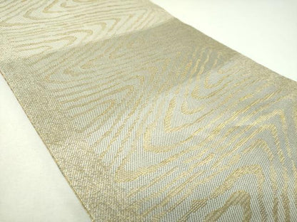平和屋着物▼極上　両面　全通柄袋帯　金飾彩　モール　松竹梅　金糸　正絹　逸品　DABJ8386ps