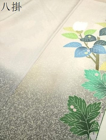 平和屋着物●人間国宝　羽田登喜男　TOKIOetTOKI　色留袖　鴛鴦花文　暈し染め　金銀彩　正絹　逸品　DABJ8392ps
