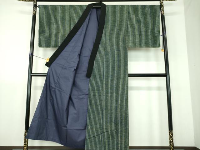 平和屋着物●男性　小紋　間道　DABJ8401ps