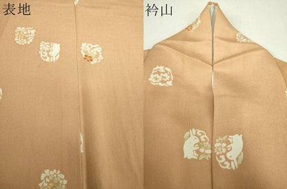 平和屋着物●上質な小紋　花兎　正絹　逸品　DABJ8413ps
