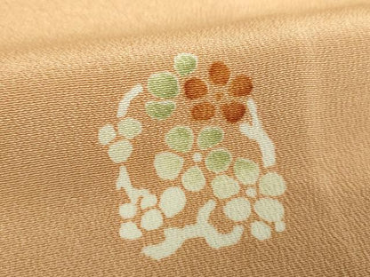 平和屋着物●上質な小紋　花兎　正絹　逸品　DABJ8413ps