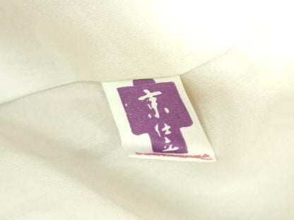 平和屋着物●上質な小紋　花兎　正絹　逸品　DABJ8413ps