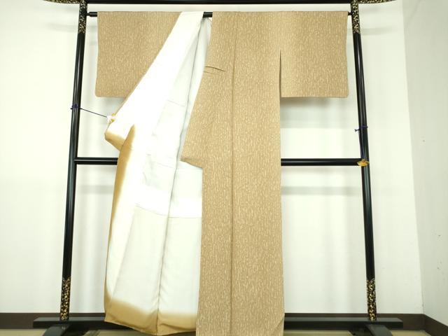 平和屋着物●上質な小紋　霞文　正絹　逸品　DABJ8416ps