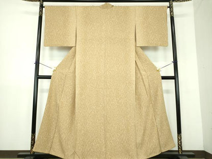 平和屋着物●上質な小紋　霞文　正絹　逸品　DABJ8416ps