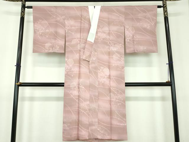 平和屋着物●上質な長襦袢　袷　雪輪花地紋　暈し染め　さが美扱い　正絹　逸品　DABJ8421ps