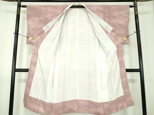 平和屋着物●上質な長襦袢　袷　雪輪花地紋　暈し染め　さが美扱い　正絹　逸品　DABJ8421ps