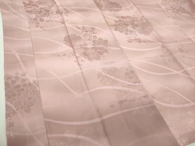 平和屋着物●上質な長襦袢　袷　雪輪花地紋　暈し染め　さが美扱い　正絹　逸品　DABJ8421ps