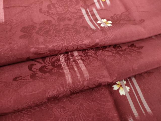 平和屋着物●上質な長襦袢　袷　舞桜花絵巻　乱菊　さが美扱い　正絹　逸品　DABJ8422ps