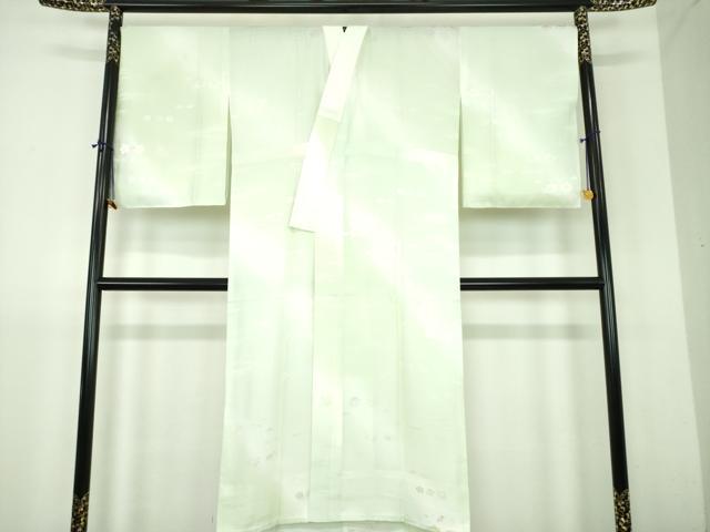 平和屋着物●上質な長襦袢　無双仕立て　吹き寄せ花地紋　暈し染め　正絹　逸品　DABJ8423ps