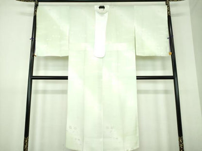 平和屋着物●上質な長襦袢　無双仕立て　吹き寄せ花地紋　暈し染め　正絹　逸品　DABJ8423ps