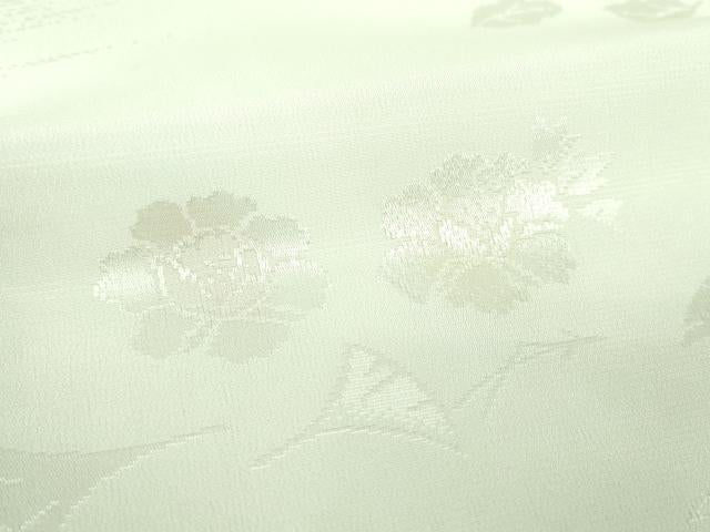 平和屋着物●上質な長襦袢　無双仕立て　吹き寄せ花地紋　暈し染め　正絹　逸品　DABJ8423ps
