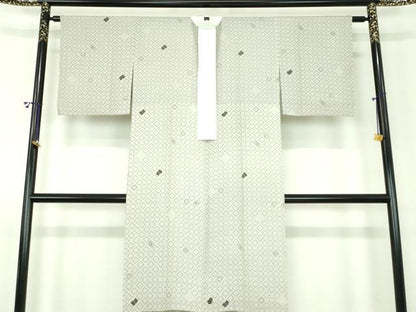 平和屋着物●上質な長襦袢　無双仕立て　招き猫　犬　正絹　逸品　DABJ8424ps