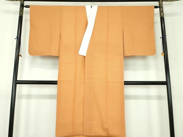 平和屋着物●上質な長襦袢　袷　鱗文様　正絹　逸品　DABJ8425ps