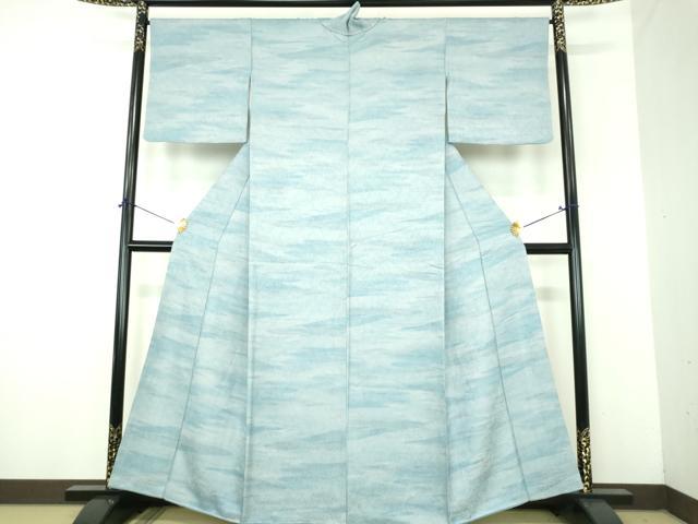 平和屋着物●上質な小紋　霞南天地紋　暈し染め　正絹　逸品　未使用　DABJ8429ps