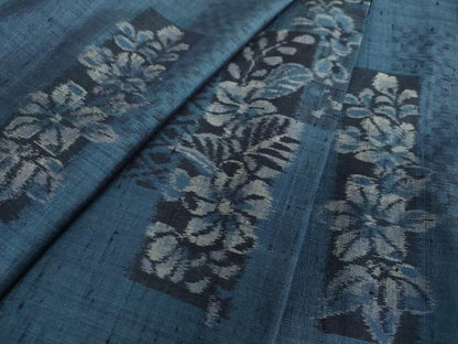 平和屋着物●上質な紬　辻が花　正絹　逸品　DABJ8439ps