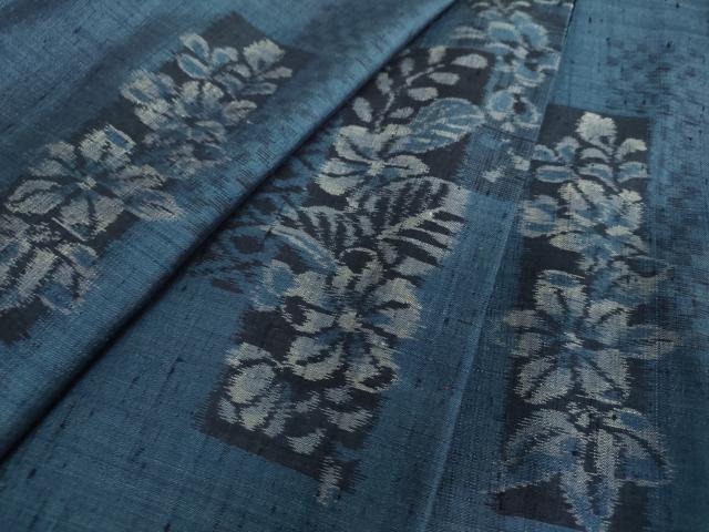 平和屋着物●上質な紬　辻が花　正絹　逸品　DABJ8439ps