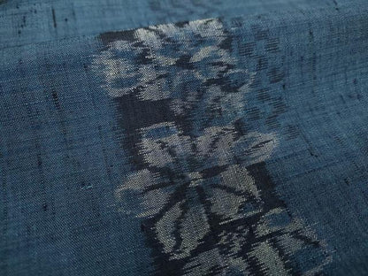 平和屋着物●上質な紬　辻が花　正絹　逸品　DABJ8439ps